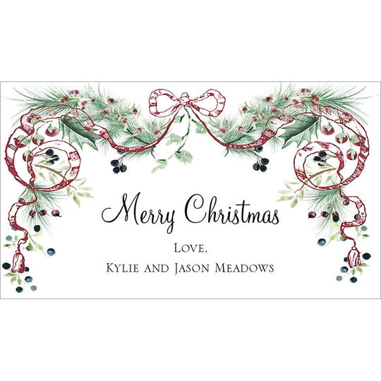 Holiday Garland Gift Stickers